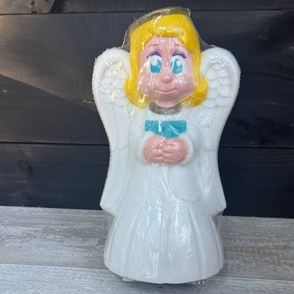 Vintage Empire Angel‎ 9" Christmas Light Topper Blow Mold General Foam
